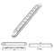 WL 055 Interiérové LED světlo, lišta 3W
