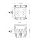WL 3019-18 Přídavné LED světlo, CREE XBD, 9-32V, 18W, 1.440lm, Flood
