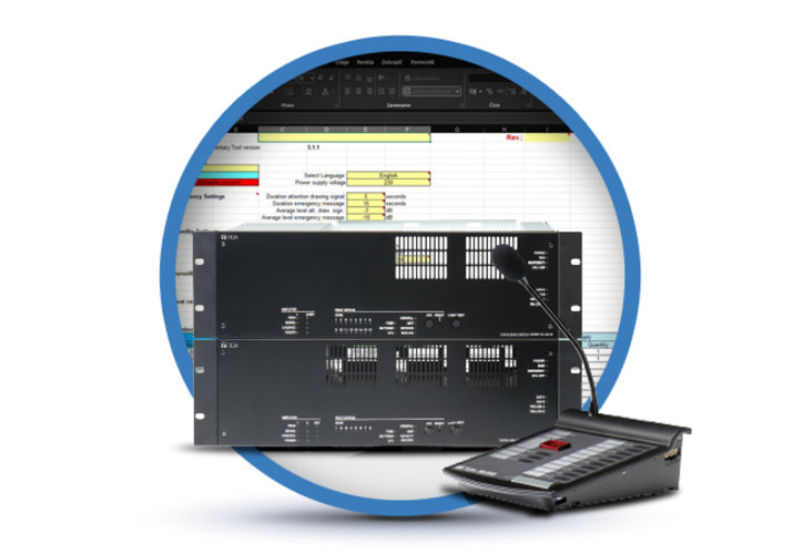 Kalkulačka akumulátorů TOA VX-3000