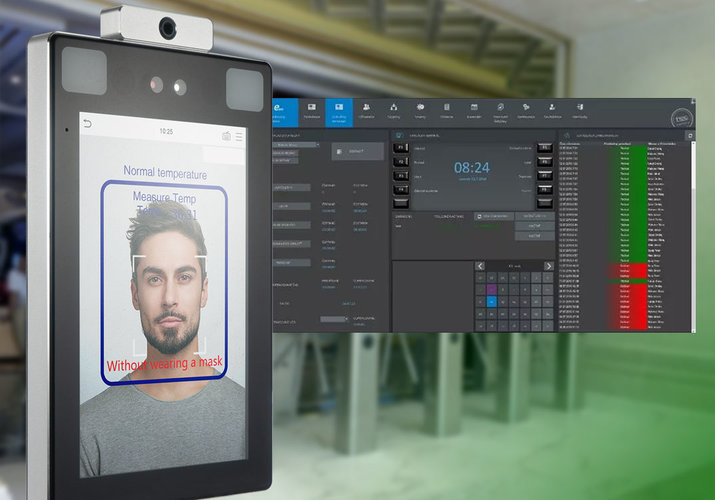 Přístup, měření teploty a docházka v jednom 