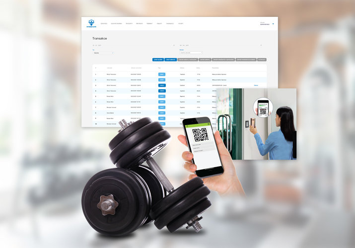 Autonomní QR řešení pro fitness centra
