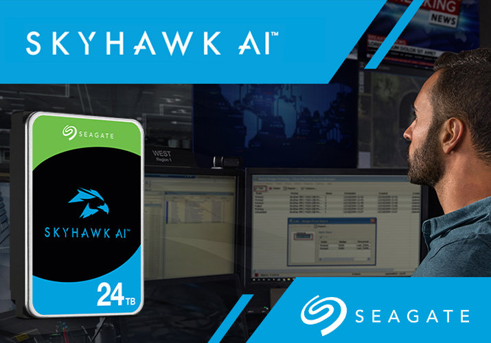 Maximální kapacita, výkon i zabezpečení – to je Seagate SkyHawk AI 24 TB