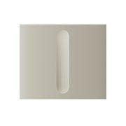 Ajax CenterButton Dimmer vertical Ivory krytka pro stmívač