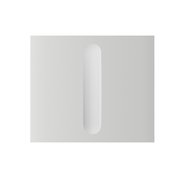 Ajax CenterButton Dimmer vertical White krytka pro stmívač