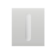 Ajax CenterButton Dimmer White krytka pro stmívač