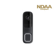 Ajax Doorbell Graphite Video domovní zvonek s 4 Mpx kamerou