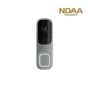 Ajax Doorbell Grey Video domovní zvonek s 4 Mpx kamerou