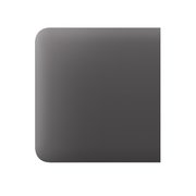 Ajax SideButton 1-gang/2-way Grey jednopáková krytka