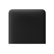 Ajax SideButton 1-gang vertical Black vertikální krytka