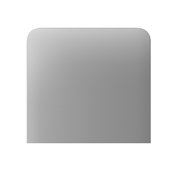 Ajax SideButton 1-gang vertical Fog vertikální krytka