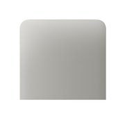 Ajax SideButton 1-gang vertical Oyster vertikální krytka