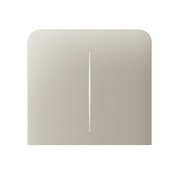 Ajax SideButton 2-gang vertical Ivory dvoupáková krytka