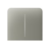 Ajax SideButton 2-gang vertical Olive dvoupáková krytka