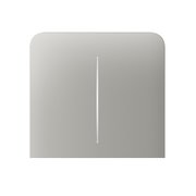 Ajax SideButton 2-gang vertical Oyster dvoupáková krytka