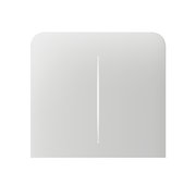 Ajax SideButton 2-gang vertical White dvoupáková krytka