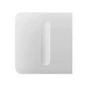 Ajax SideButton Dimmer White dotykový kryt