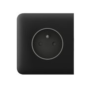 Ajax SideCover (basic) type E Black vestavná zásuvka