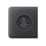Ajax SideCover (basic) type E Graphite vestavná zásuvka