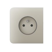 Ajax SideCover (basic) type E Ivory vestavná zásuvka