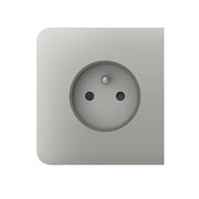 Ajax SideCover (basic) type E Oyster vestavná zásuvka