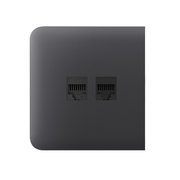 Ajax SideCover (LAN) Graphite krytka vestavěné zásuvky