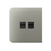 Ajax SideCover (LAN) Olive krytka vestavěné zásuvky