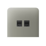 Ajax SideCover (LAN) vertical Olive krytka vestavěné zásuvky