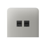 Ajax SideCover (LAN) vertical Oyster krytka vestavěné zásuvky