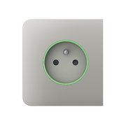Ajax SideCover (smart) type E Oyster krytka pro zásuvky