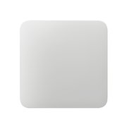 Ajax SoloButton 1-gang/2-way White jednopáková krytka