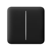 Ajax SoloButton 2-gang Black dvoupáková krytka