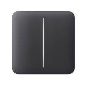 Ajax SoloButton 2-gang Graphite dvoupáková krytka