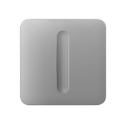 Ajax SoloButton Dimmer Fog dotykový kryt