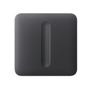 Ajax SoloButton Dimmer Graphite dotykový kryt