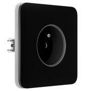 Ajax SoloCover (basic) type E Black vestavná zásuvka