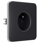 Ajax SoloCover (basic) type E Graphite vestavná zásuvka