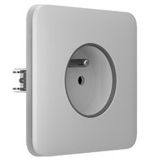 Ajax SoloCover (basic) type E White vestavná zásuvka