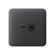 Ajax SoloCover (LAN) Graphite kryt zásuvky