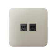 Ajax SoloCover (LAN) Ivory kryt zásuvky