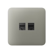 Ajax SoloCover (LAN) Olive kryt zásuvky