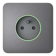 Ajax SoloCover (smart) type E Grey kryt zásuvky