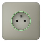 Ajax SoloCover (smart) type E Olive kryt zásuvky