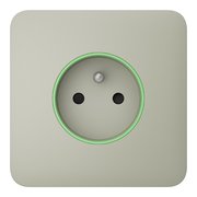 Ajax SoloCover (smart) type E Oyster kryt zásuvky