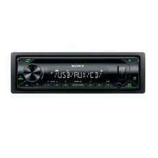 Autorádio SONY, 1DIN s CD, AUX, USB, zelené CDXG1302U.EUR