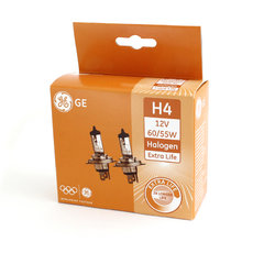GE H4-EL halogenová žárovka Extra Life