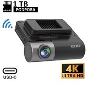 Keetec DC3000 5K HDR Autokamera WiFi, GPS, 3" IPS, USB-C