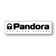 PANDORA LP COVER WHITE reklamní tabulka s logem na místo SPZ