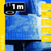 Solar Screen ALU 70 XC (bm) protisluneční exteriérová fólie