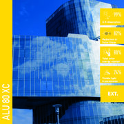 Solar Screen ALU 80 XC protisluneční exteriérová fólie reflexní