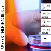 Solar Screen AMBER C anti-UV interiérová fólie